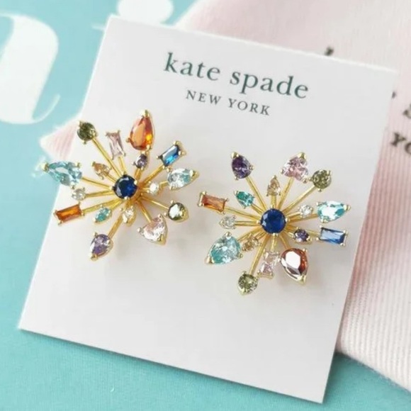 kate spade Jewelry - Kate Spade Firework Floral Delicate Statement Studs NWT MSRP: $80.00